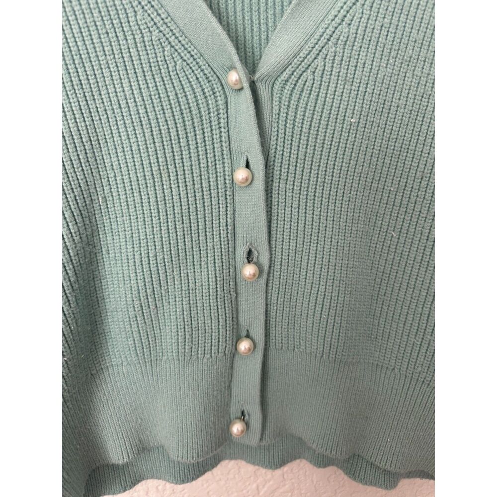 Maje Mistou Cardigan Sweater Pearl Buttons Size 1 (Small) - Picture 4 of 7